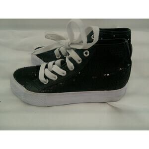 Pre-Owned Hip Hop Shoes Revolution Kids 3M Sequin High Top